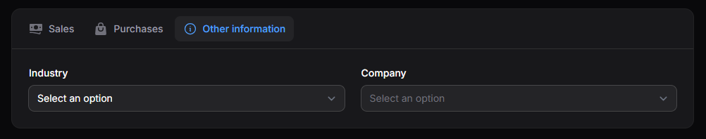 customer form